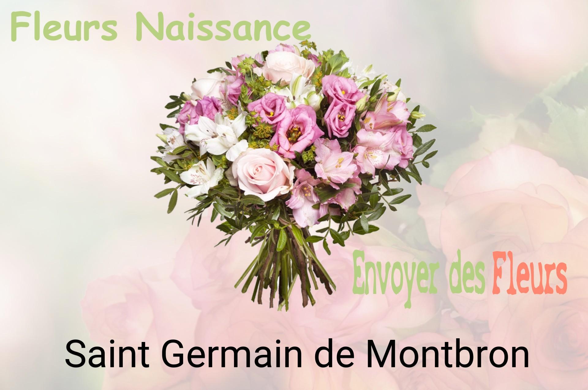 Bouquet de fleurs de naissance livré à Saint-Germain-de-Montbron